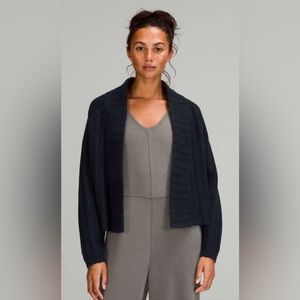 Lululemon Twin Rib Sweater in True Navy